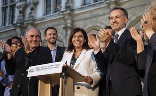 Anne Hidalgo, le soir de sa victoire.