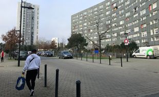 Dans une rue du quartier Malakoff à Nantes.