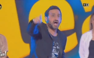 Cyril Hanouna pendant son direct de 35h