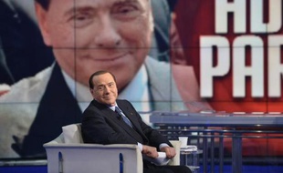 L'ancien président du Conseil italien Silvio Berlusconi le 22 mai 2014 à Rome