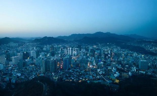 Vue de la ville de Séoul
