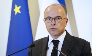 Le ministre de l'Intérieur, Bernard Cazeneuve, los d'une conférence de presse, le 19 janvier 2015 à Nanterre