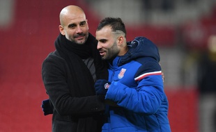 Jesé avec Guardiola.