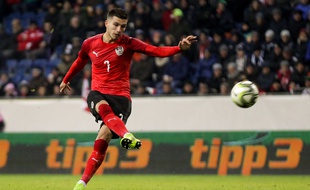 L'attaquant Adrian Grbic, ici sous le maillot de l'équipe nationale d'Autriche, a été recruté par le FC Lorient.