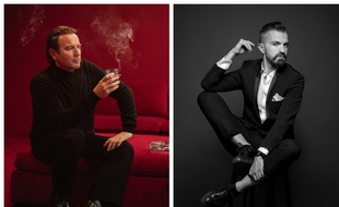 Ewan McGregor dans « Halston » et le couturier Julien Fournié.