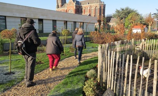 Le jardin pédagogique de l'hôpital psychiatrique de Saint-André, près de Lille.