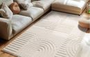 Cocooning et chic : ce tapis à relief crème est à prix cassé chez Maisons du Monde