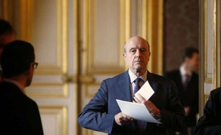Alain Juppé, le 19 janvier 2012 au Quay d'Orsay, à Paris.