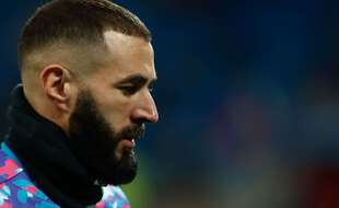 Karim Benzema lors d'un match avec le Real Madrid, le 3 novembre 2021.