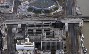Vue de Bercy, ministère de l'Economie et des Finances, le 11 janvier 2015