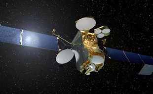 Le satellite EUTELSAT 172B conçu par Airbus Defence & Space.