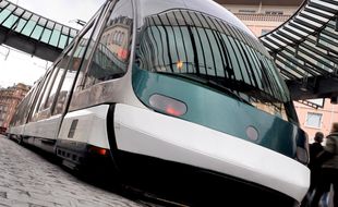 Tramway dans Strasbourg.