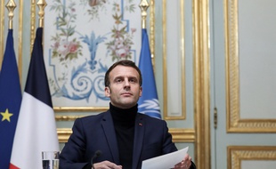Emmanuel Macron, le 2 décembre 2020 à l'Elysée.