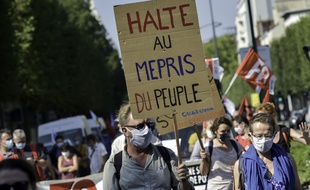 Manifestation des soignants français en novembre