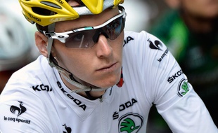 Romain Bardet le 22 juillet 2014 sur le Tour de France.