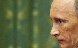 Vladimir Poutine, en visite à Kiev en Ukraine, le 27 octobre 2010.