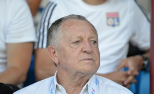 Jean-Michel Aulas, ici en juillet lors d'un match de préparation entre l'OL et le Servette de Genève à Bourgoin-Jallieu.