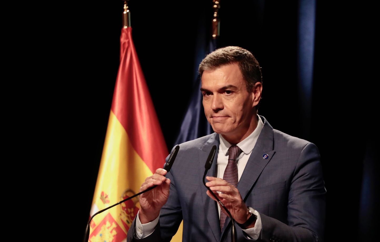 Le Premier ministre Pedro Sánchez, à Madrid le 25 septembre 2023.