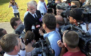 Une conférence de presse du pasteur Terry Jones, le 9 septembre 2010