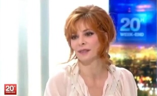 Mylène Farmer, sur le plateau du 20h de France 2, dimanche 8 septembre 2013.