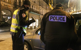 Soirée du Nouvel An avec des contrôles de la police nationale sur le respect du couvre-feu.