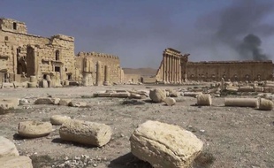 La cité antique de Palmyre en Syrie, dans une vidéo publiée le 26 mai 2015 par une source proche de Daesh