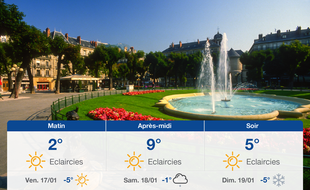 Météo Grenoble: Prévisions du jeudi 16 janvier 2020