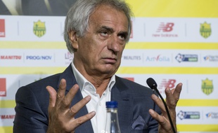 Vahid Halilhodzic lors de sa conférence de presse de présentation.