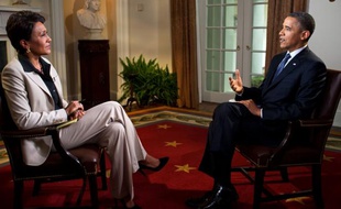 Barack Obama, invité de la chaîne ABC, le 9 mai 2012.