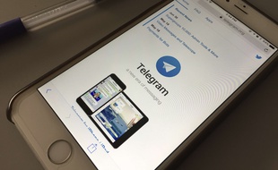 L'application Telegram sur mobile (illustration).