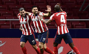 Luis Suarez cartonne avec l'Atlético Madrid.