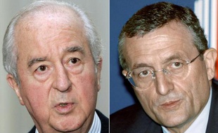 Photomontage d'Edouard Balladur et François Léotard