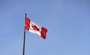 Illustration: drapeau du Canada.