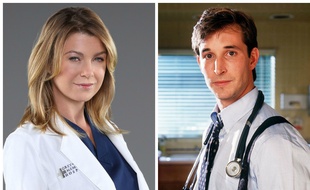 A ma gauche, Ellen Pompeo pour «Grey's Anatomy», et à ma droite, Noah Wyle pour «Urgences», c'est le match des séries médicales.