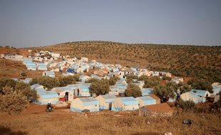 Un camp de réfugiés en Syrie, près de de Kah, dans la province d'Idlib, au nord du pays, à proximité de la frontière avec la Turquie. (Photo d'illustration)