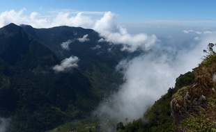 Les falaises du «bout du monde», au Sri Lanka.