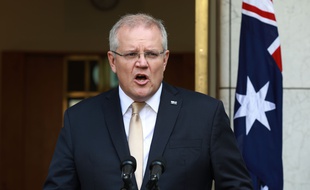 Scott Morrison est le premier ministre australien (libéral) depuis deux ans.