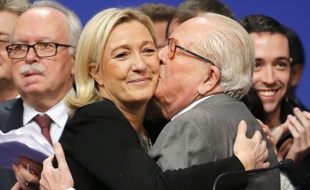 Jean-Marie Le Pen et Marine Le Pen