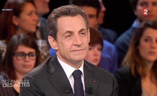 Nicolas Sarkozy, invité de l'émission «Des paroles et des actes», sur France 2, le 6 mars 2012.