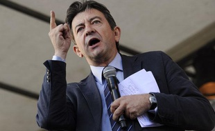 Jean-Luc Mélenchon à la Fête de la fraternité, le 18 septembre 2010 à Arcueil.