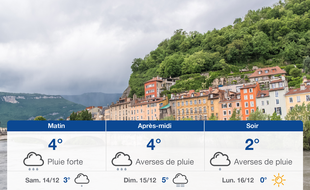 Météo Grenoble: Prévisions du vendredi 13 décembre 2019