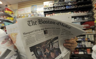L'édition du Boston Globe datée du jeudi 16 août 2018.