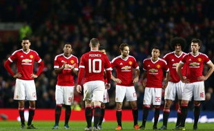 Les joueurs de Manchester United contre Middlesbrough le 28 octobre 2015.