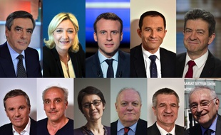 Les 11 candidats à la présidentielle