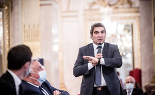Christian Jacob devant Gérard Larcher.