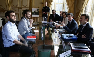 William Martinet, le 11 mars 2016 à Matignon. AFP PHOTO / THOMAS SAMSON