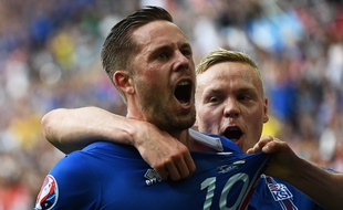 Gylfi Sigurdsson auteur du pénalty islandais à Marseille le 18 juin 2016