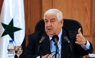 Le ministre syrien des Affaires étrangères, Walid Mouallem, se rend lundi en Russie pour s'entretenir avec son homologue russe Sergueï Lavrov de la situation en Syrie, face aux menaces croissantes de frappes contre le régime.