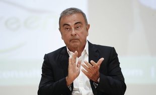 Carlos Ghosn, le 29 septembre 2020 à Kaslik au Liban.