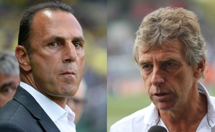 Michel Der Zakarian et Christian Gourcuff.